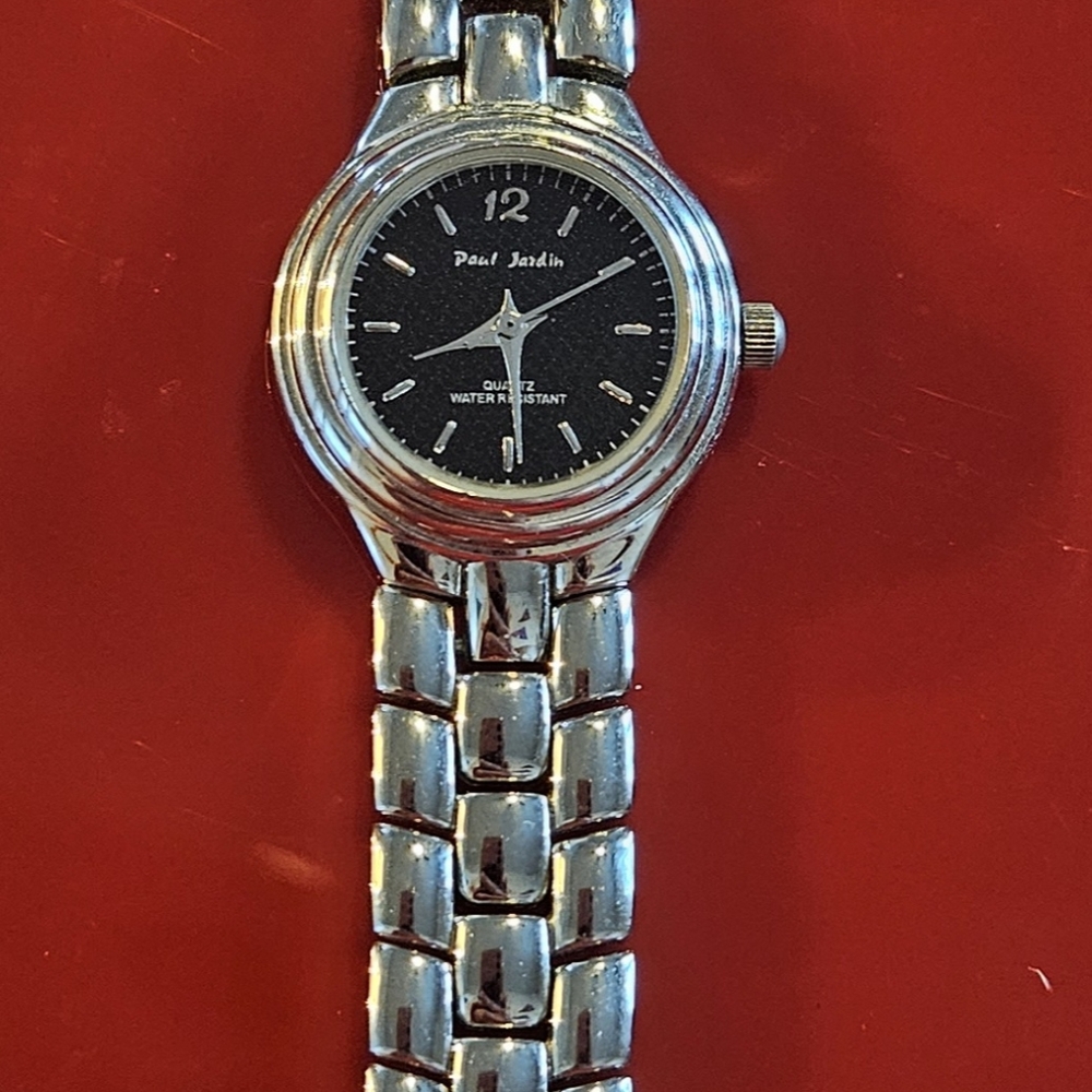 Paul Jardin Silver Quartz Water Repellant Watch